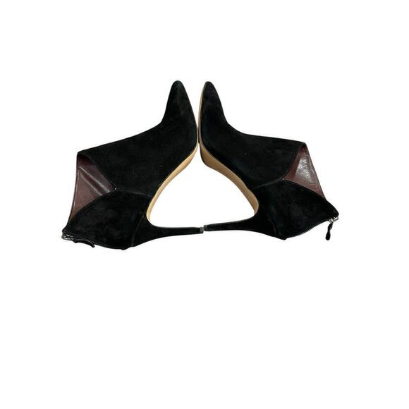 Enzo Angiolini Ruthely Black Suede Pointy Toe Boots Booties Sz 8.5 - Picture 6 of 7